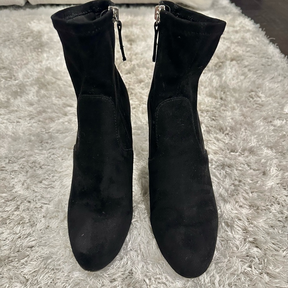 Steve Madden Black Edit Sock Boots - Size 7.5